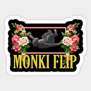 Monki Flip Floral Aesthetic Sticker